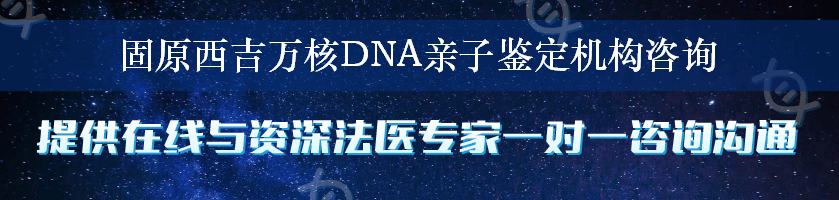 固原西吉万核DNA亲子鉴定机构咨询